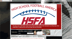 Desktop Screenshot of highschoolfootballamerica-hawaii.blogspot.com