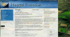 Desktop Screenshot of haggai-ecuador.blogspot.com