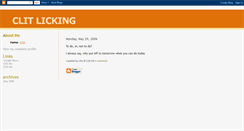 Desktop Screenshot of clit-licking.blogspot.com