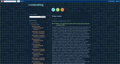 Desktop Screenshot of cronacablog.blogspot.com