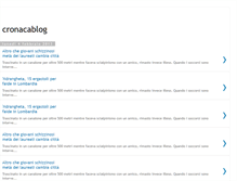 Tablet Screenshot of cronacablog.blogspot.com