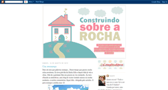 Desktop Screenshot of construindosobrearocha.blogspot.com