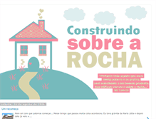 Tablet Screenshot of construindosobrearocha.blogspot.com