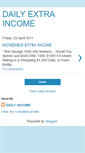 Mobile Screenshot of dailyextradivineincome.blogspot.com
