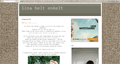 Desktop Screenshot of linaheltenkelt.blogspot.com