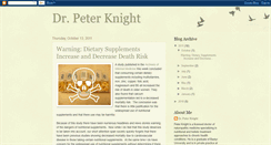 Desktop Screenshot of drpeterknight.blogspot.com