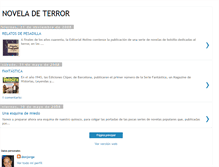 Tablet Screenshot of noveladeterror.blogspot.com