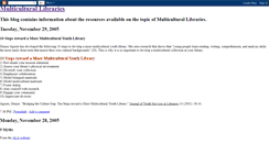 Desktop Screenshot of multiculturallibraries.blogspot.com