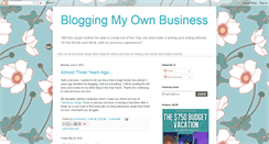 Desktop Screenshot of bloggingmyownbusiness.blogspot.com