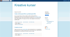 Desktop Screenshot of kreative-kurser.blogspot.com