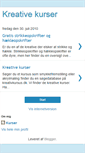 Mobile Screenshot of kreative-kurser.blogspot.com
