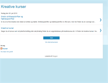 Tablet Screenshot of kreative-kurser.blogspot.com