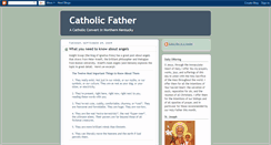 Desktop Screenshot of catholicfather.blogspot.com