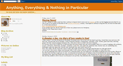 Desktop Screenshot of notsurewhattoblogabout.blogspot.com