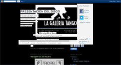 Desktop Screenshot of lagaleriatango.blogspot.com