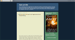 Desktop Screenshot of dattochditt.blogspot.com