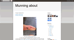 Desktop Screenshot of munningabout.blogspot.com