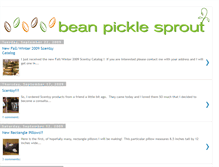 Tablet Screenshot of beanpicklesprout.blogspot.com