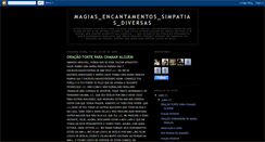 Desktop Screenshot of magiasencantamentossimpatiasdiversos.blogspot.com