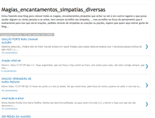 Tablet Screenshot of magiasencantamentossimpatiasdiversos.blogspot.com