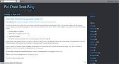 Desktop Screenshot of faidootdoot.blogspot.com