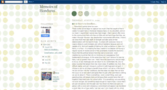 Desktop Screenshot of memoirsofhonduras.blogspot.com