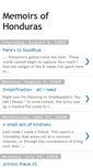 Mobile Screenshot of memoirsofhonduras.blogspot.com