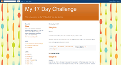 Desktop Screenshot of 17daychallenge.blogspot.com