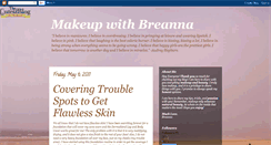 Desktop Screenshot of makeupwithbreanna.blogspot.com