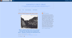 Desktop Screenshot of ghostlychitchat.blogspot.com