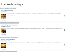 Tablet Screenshot of ilriccioelacastagna.blogspot.com