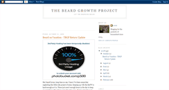 Desktop Screenshot of beardgrowthproject.blogspot.com