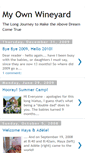 Mobile Screenshot of myownwineyard.blogspot.com