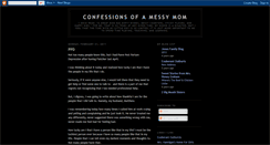 Desktop Screenshot of confessionsofamessymom.blogspot.com