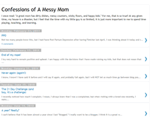 Tablet Screenshot of confessionsofamessymom.blogspot.com