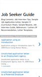 Mobile Screenshot of jobseekerguide.blogspot.com