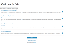 Tablet Screenshot of howto-cats-care.blogspot.com