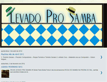 Tablet Screenshot of levadoprosamba.blogspot.com