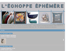 Tablet Screenshot of echoppe-ephemere.blogspot.com