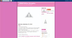 Desktop Screenshot of jenniferyoo.blogspot.com