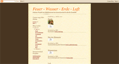 Desktop Screenshot of feuer-wasser-erde-luft.blogspot.com