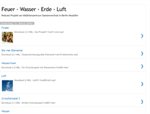 Tablet Screenshot of feuer-wasser-erde-luft.blogspot.com