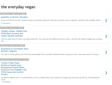 Tablet Screenshot of everydayvegan.blogspot.com