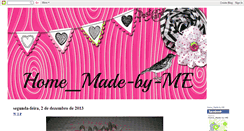 Desktop Screenshot of homemade-by-me.blogspot.com