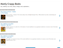 Tablet Screenshot of mostlycrappybooks.blogspot.com