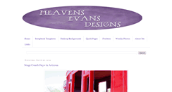Desktop Screenshot of heavensevansdesigns.blogspot.com