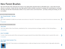 Tablet Screenshot of newforestbrushes.blogspot.com