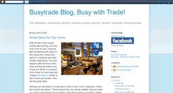 Desktop Screenshot of busytrade-b2b.blogspot.com