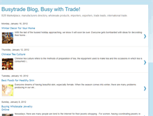 Tablet Screenshot of busytrade-b2b.blogspot.com