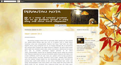 Desktop Screenshot of perantau-kota.blogspot.com